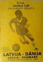 Program Łotwa - Dania eliminacje Mistrzostw Świata 1994 (26.08.1992)
