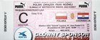 Bilet Mecz Polska - Chorwacja eliminacje MŚ kobiet (28.10.2001) - nominał 12 zł