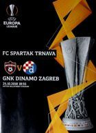 Program Spartak Trnawa - Dinamo Zagrzeb Liga Europy (25.10.2018)