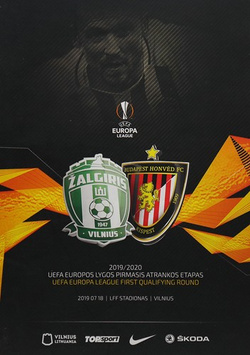 Program Żalgiris Wilno - Honved Budapeszt, Liga Europy (18.07.2019)