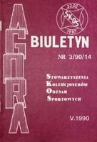 Biuletyn Stowarzyszenia Kolekcjonerów Odznak Sportowych "Agora" nr 3(14)/1990