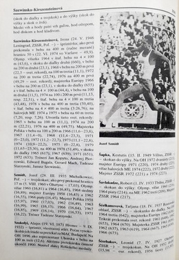 Encyklopedia Lekkiej Atletyki (Czechosłowacja)