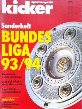 Skarb Kibica 1. i 2. Bundesliga sezon 1993-1994 (magazyn Kicker)