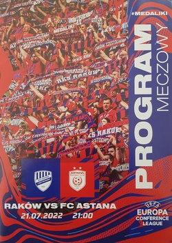 Program Raków Częstochowa - Astana (21.07.2022)