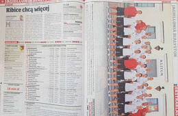 Skarby kibica liga polska jesień 2010/2011 - podsumowanie sezonu 2011/2012 (Przegląd Sportowy, 12 numerów, oprawione)