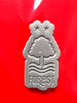 Odznaka Nottingham Forest herb posrebrzany (produkt oficjalny)
