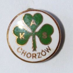 Odznaka AKS Chorzów mała (PRL, emalia)