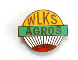 Odznaka WLKS Agros Zamość (PRL, emalia)