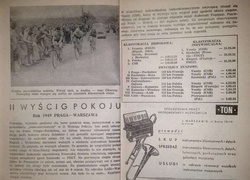 Informator Program XII Wyścig Pokoju Berlin - Praga - Warszawa 1959