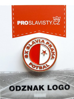 Odznaka SK Slavia Praga (lakier, produkt oficjalny) 