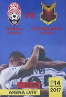 Program Zoria Ługańsk - Ostersunds FK, Liga Europy (14.09.2014)