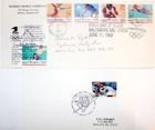 2 Koperty FDC Igrzyska Olimpijskie Barcelona 1992 (USA)