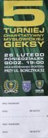 Bilet 5. Turniej Charytatywny Mysłowickiej GieKsy