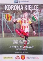 Program Korona Kielce - Legia Warszawa Lotto Ekstraklasa (25.11.2017)