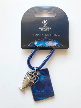 Brelok Liga Mistrzów UEFA trofeum 2D i logo (produkt oficjalny)