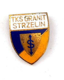 Odznaka TKS Granit Strzelin (PRL, emalia)