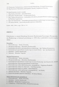 Rola instytucji państwowych, samorządowych i organizacji społecznych w rozwoju wychowania fizycznego i sportu w Kielcach (1918-1939)