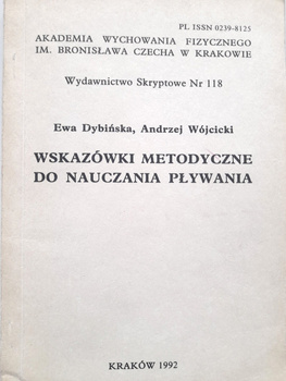 Wskazówki metodyczne do nauczania pływania (AWF Kraków)