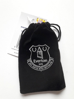 Brelok Everton Liverpool The Toffees duży w zamszowym etui (produkt oficjalny)
