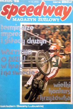 Magazyn żużlowy Speedway - Skarb Kibica sezon 1989 (Gazeta Lubuska)
