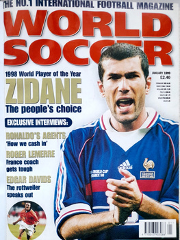 Miesięcznik World Soccer Rocznik 1999 (kompletny, oprawiony)