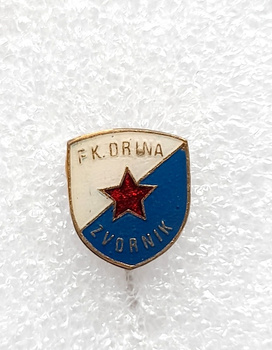 Odznaka FK Drina Zvornik herb (Bośnia, epoksyd)