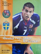 Program mecz towarzyski Czechy - Szwecja (20.11.2002)