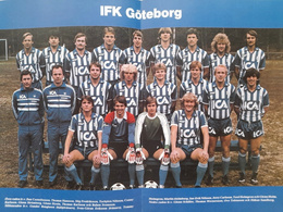 Program mecz IFK Goeteborg - Hamburger SV, Finał Pucharu UEFA (5.5.1982)