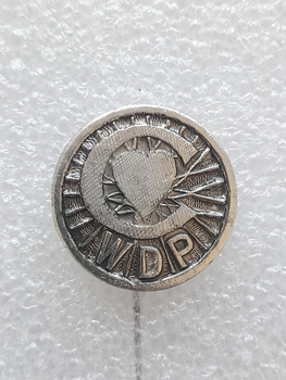 Odznaka Wyścig Dookoła Polski - Centrum Zdrowia Dziecka, posrebrzana (PRL)