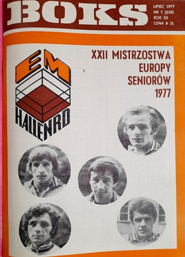 Miesięcznik Boks - Rocznik 1977 (oprawiony)