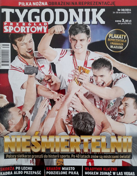 Tygodnik Przegląd Sportowy nr 38/2014 - Mistrzostwa Świata w siatkówce Polska 2014