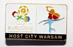 UEFA Euro 2012 miasto gospodarz Warszawa (lakier)