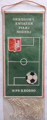 Proporczyk Okręgowy Związek Piłki Nożnej Wojewódzka Federacja Sportu Krosno
