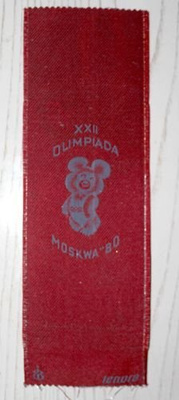 Proporczyk Reprezentacja Polski. Igrzyska Olimpijskie Moskwa 1980