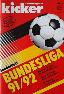 Skarb Kibica 1. i 2. Bundesliga sezon 1991/1992 (kicker)