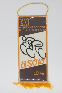 Proporczyk XXI Międzynarodowe Kryterium Asów 1974 (produkt oficjalny)