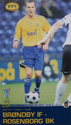 Program Brondby IF - Rosenborg Trondheim Puchar UEFA (18.09.2008)