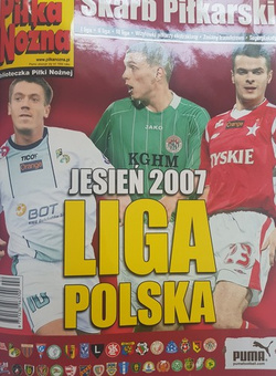 Skarby piłkarskie liga polska jesień 2007 - wiosna 2011 (tygodnik Piłka Nożna, 8 numerów, oprawione)