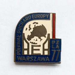 Odznaka Półfinał Pucharu Europy w lekkiej atletyce Warszawa 1977