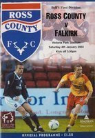 Program Ross County - Falkirk FC Bell's First Division (04.01.2003)