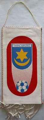 Proporczyk Okręgowy Związek Piłki Nożnej Wojewódzka Federacja Sportu Tarnobrzeg