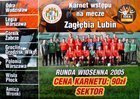Karnet Zagłębie Lubin runda wiosenna 2005 Idea Ekstraklasa