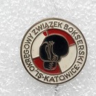 Odznaka Śląski Okręgowy Związek Bokserski Katowice (PRL, lakier)