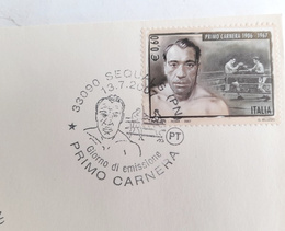 Koperta FDC bokser Primo Carnera (Włochy)