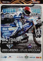 Program Unia Leszno - Atlas Wrocław Ekstraliga żużla (24.05.2009)