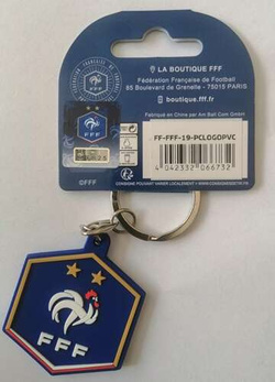 Brelok Francuski Związek Piłki Nożnej PCV (produkt oficjalny)