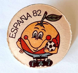 Odznaka Maskotka Naranjitio Mistrzostwa Świata w piłce nożnej Espana 1982 (plastik)