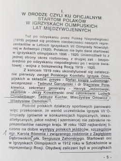 Z tradycji olimpijskich w Zagłębiu Dąbrowskim