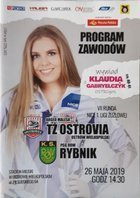 Program Ostrovia Ostrów Wielkopolski - ROW Rybnik Nice I liga żużlowa (26.05.2019)
