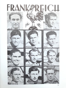 Program Niemcy - Francja mecz towarzyski (19.03.1933) - reprint